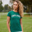 Ireland Ladies T-Shirt in Evergreen & Pink