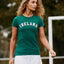 Ireland Ladies T-Shirt in Evergreen & Pink