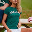 Ireland Ladies T-Shirt in Evergreen & Pink