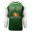 Ireland ‘Leprechaun Celtic Spirit’ Long Sleeve T-Shirt in Sage & White