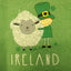 Ireland Leprechaun & Sheep Kids T-Shirt in Green