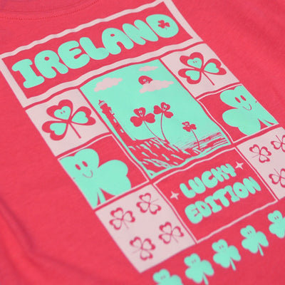 Ireland Lucky Edition Kids T-Shirt in Pink
