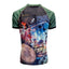 Ireland ‘Music’ Recycled Performance Top in Black & Bottle Green