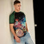 Ireland ‘Music’ Recycled Performance Top in Black & Bottle Green