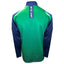 Ireland Notre Dame 1/4 Zip top in Emerald & Navy