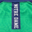 Ireland Notre Dame 1/4 Zip top in Emerald & Navy