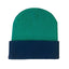 Ireland Notre Dame Beanie Hat in Emerald & Navy