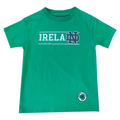 Ireland Notre Dame Kids T-shirt in Emerald
