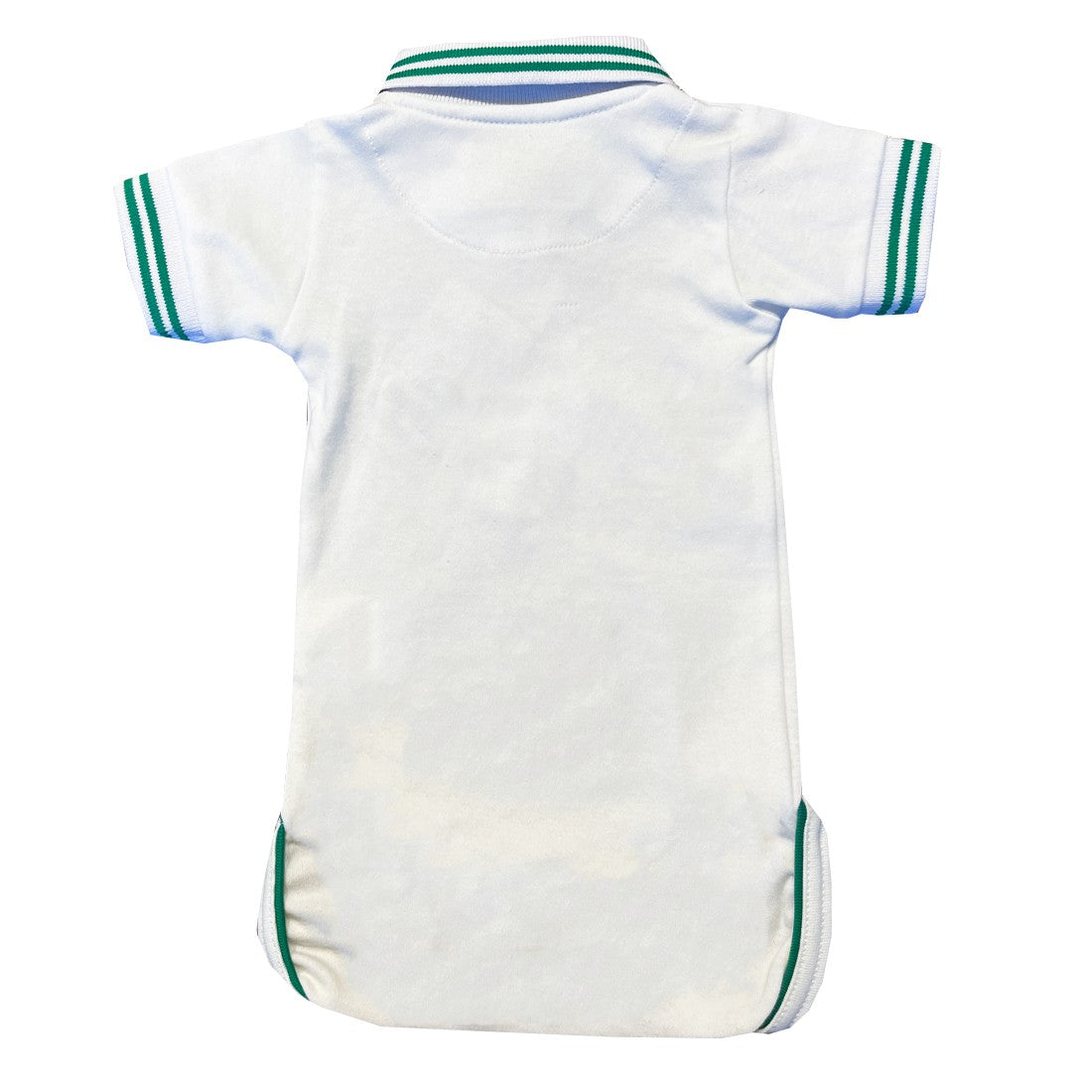 Ireland Polo Baby Vest in White