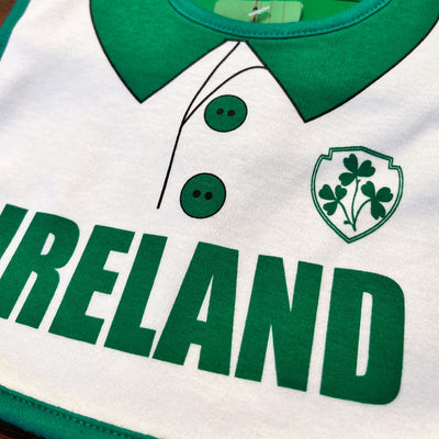 Ireland Rugby Shirt Bib in White