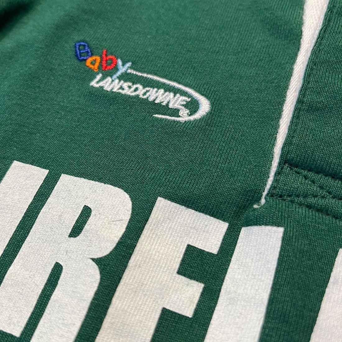 Ireland Rugby Star Baby Sleepsuit in Green