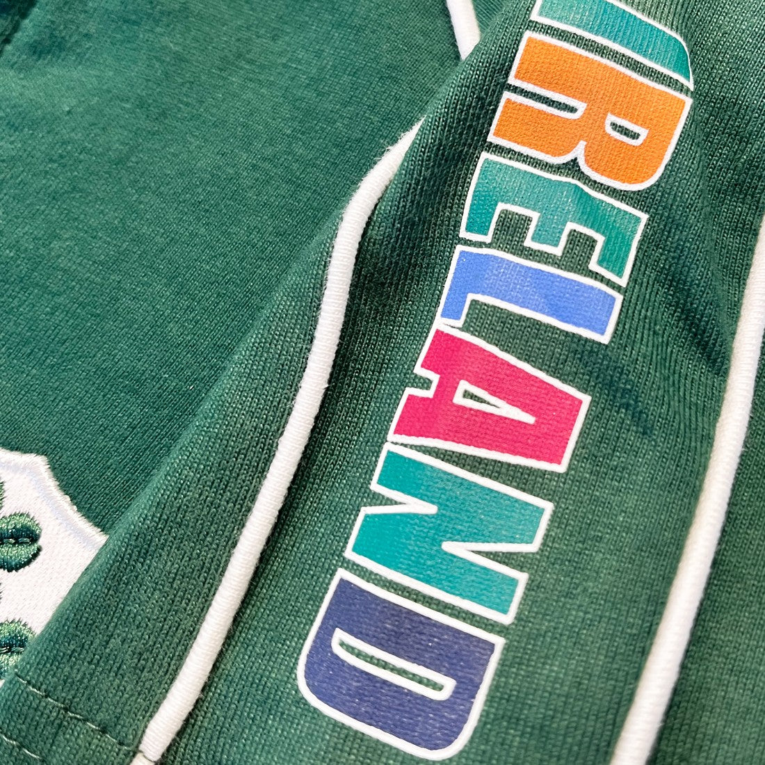 Ireland Rugby Star Baby Sleepsuit in Green