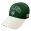 Ireland Shamrock Crest Baseball Cap in Bottle Green & Cream