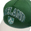 Ireland Shamrock Crest Baseball Cap in Bottle Green & Cream