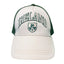 Ireland Shamrock Crest Baseball Cap in Cream & Bottle Green