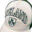 Ireland Shamrock Crest Baseball Cap in Cream & Bottle Green