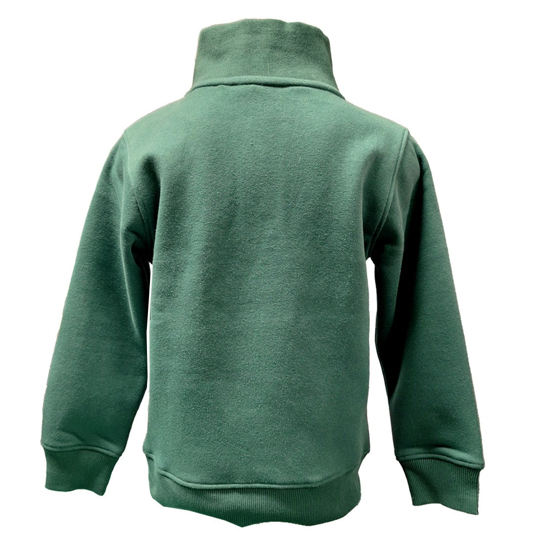 Ireland Shamrock Kids 1/4 Zip Sweatshirt in Azure Green