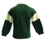 Ireland Shamrock Long Sleeve Kids Rugby Shirt in Bottle Green & Natural