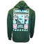 Ireland Shamrock Lucky Edition Hoodie in Bottle Green