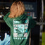 Ireland Shamrock Lucky Edition Hoodie in Bottle Green