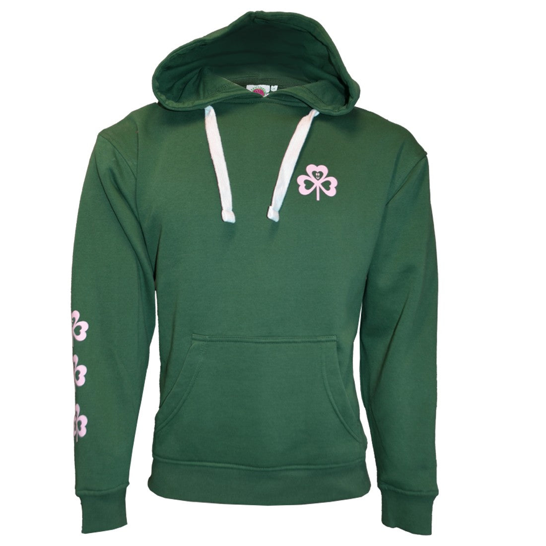 Ireland Shamrock Lucky Edition Hoodie in Bottle Green