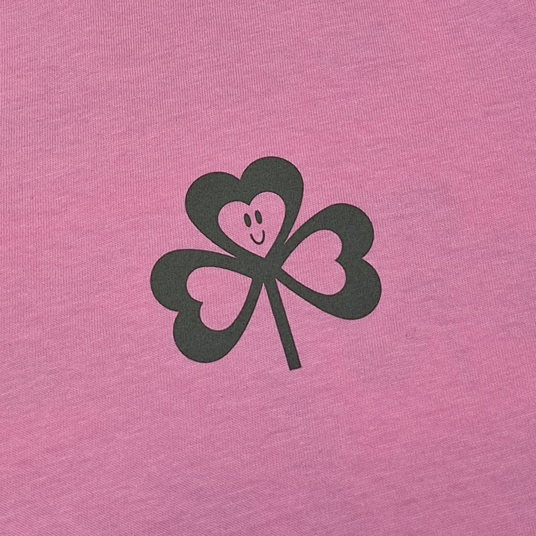 Ireland Shamrock Lucky Edition Ladies T-Shirt in Bubblegum Pink