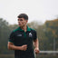 Ireland Shamrock Performance Polo Shirt in Black & Green