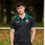 Ireland Shamrock Performance Polo Shirt in Black & Green