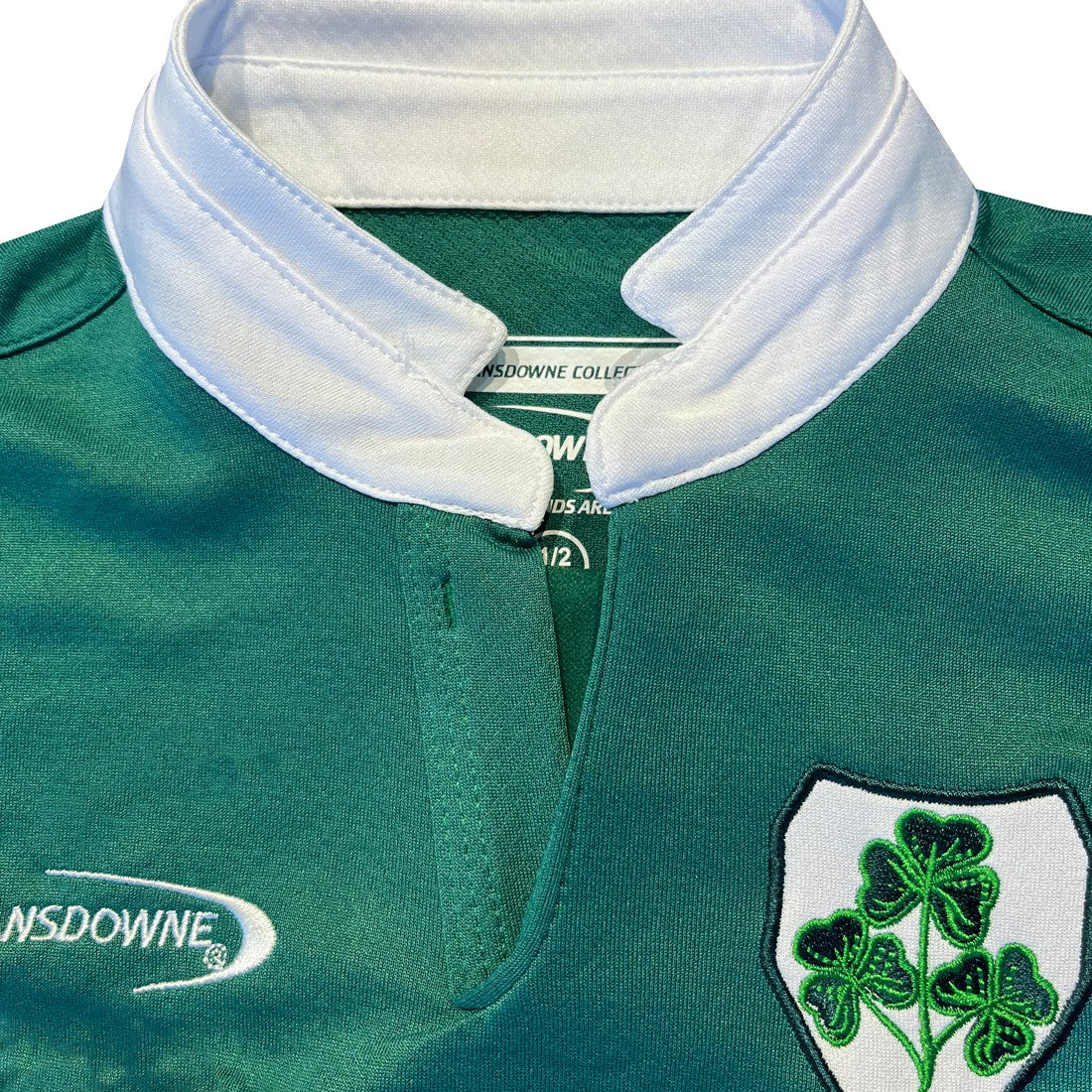 Ireland Shamrock Performance Short Sleeve Kids Rugby Shirt in Green