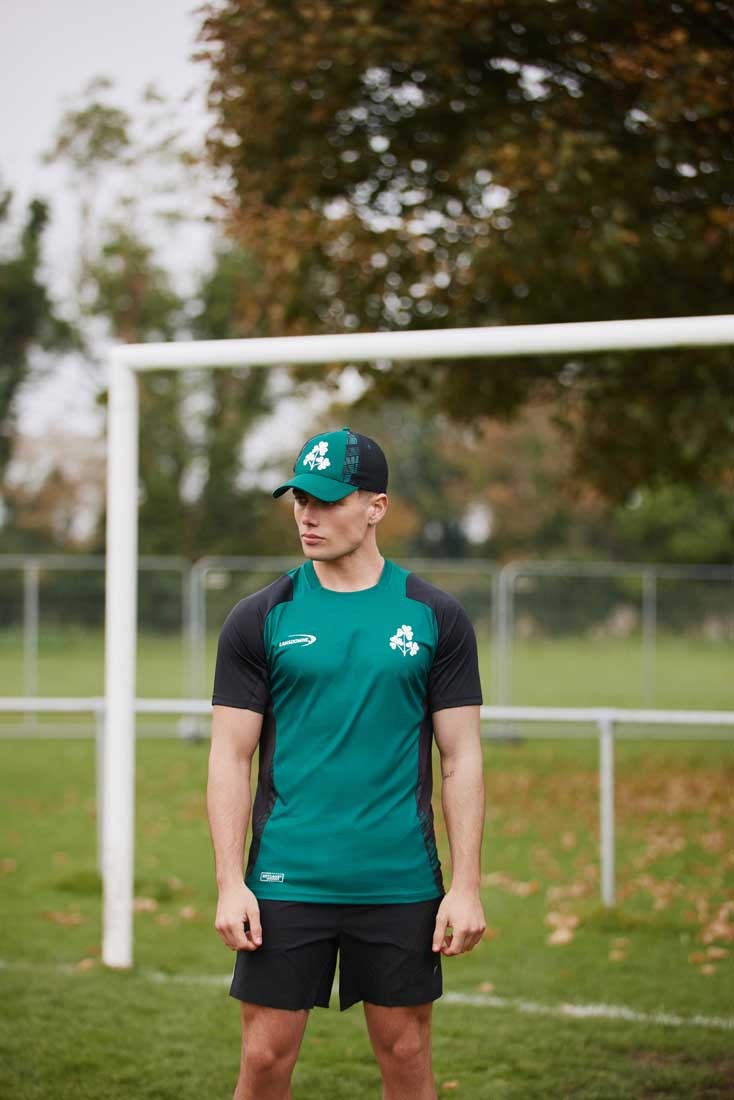 Ireland Shamrock Performance Top in Green & Black
