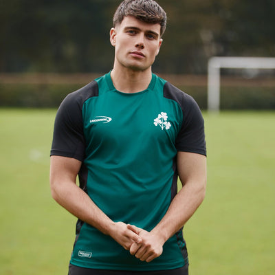Ireland Shamrock Performance Top in Green & Black