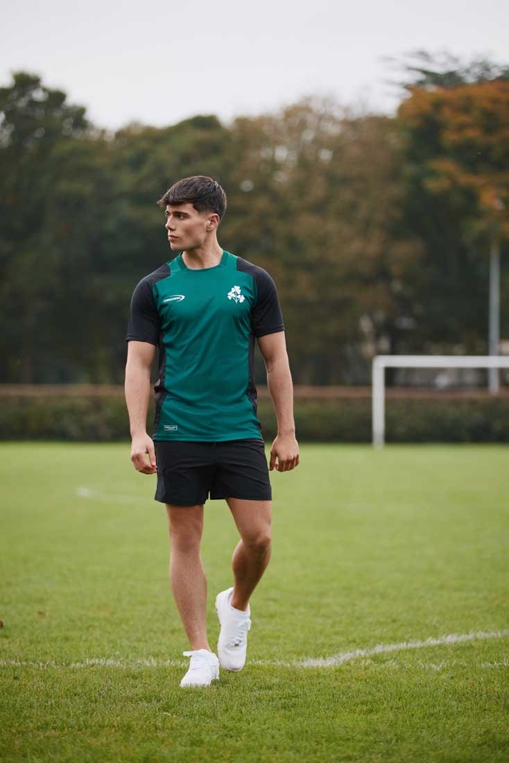 Ireland Shamrock Performance Top in Green & Black