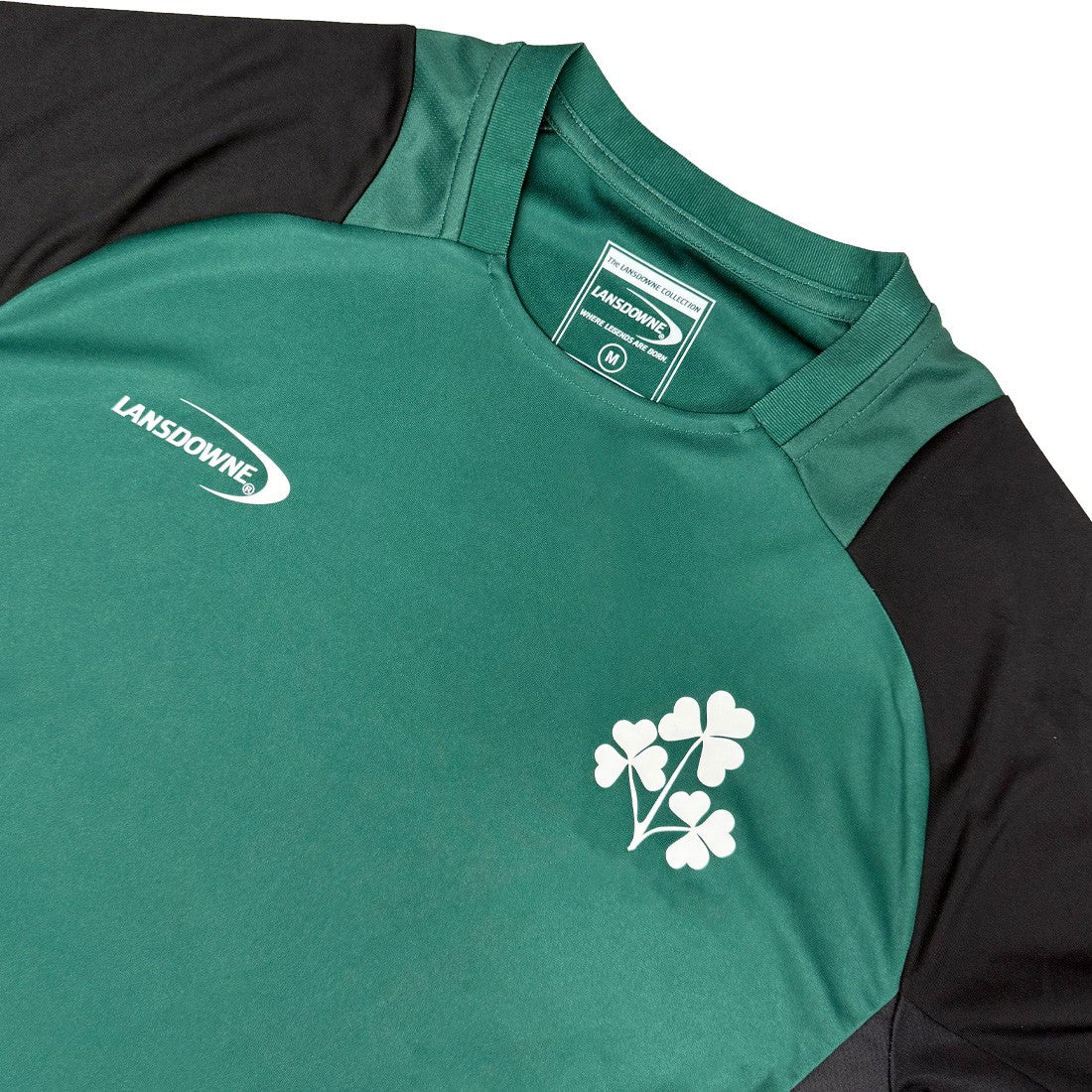 Ireland Shamrock Performance Top in Green & Black