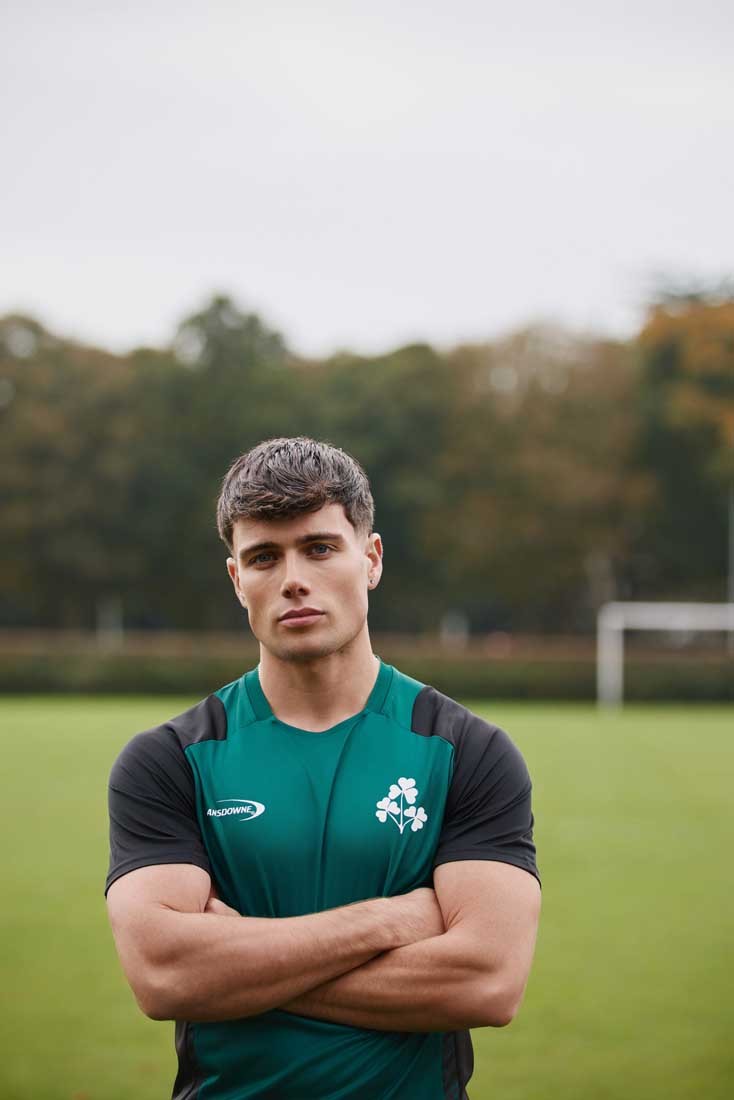 Ireland Shamrock Performance Top in Green & Black