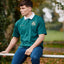 Ireland Shamrock Short Sleeve Rugby Shirt in Dark Green & Gold