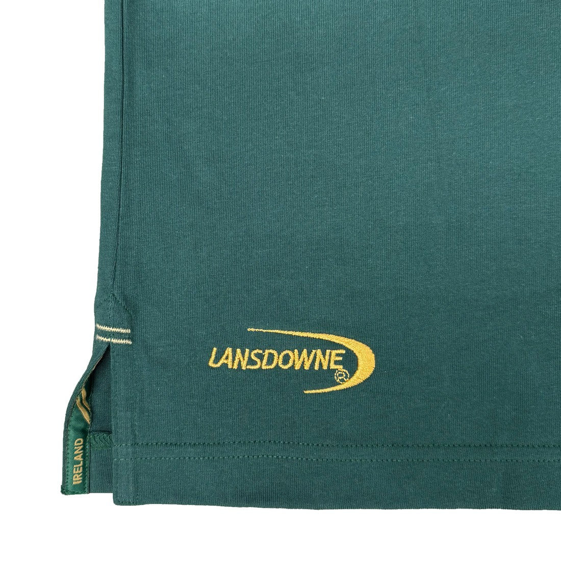 Ireland Shamrock Short Sleeve Rugby Shirt in Dark Green & Gold