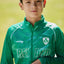 Ireland Shamrock Sublimated Performance Kids Full Zip Hoodie in Emerald