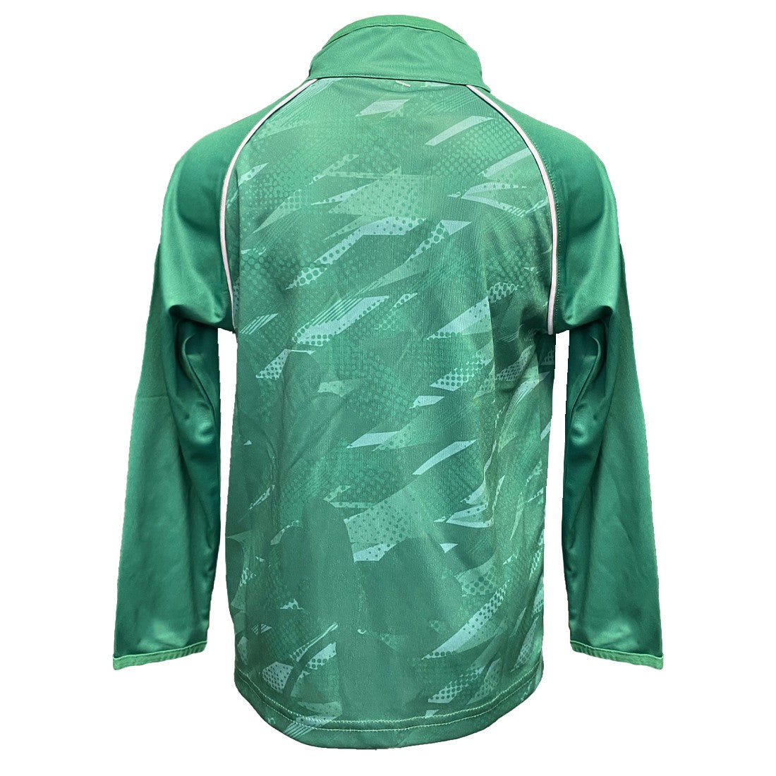 Ireland Shamrock Sublimated Performance Kids Full Zip Hoodie in Emerald