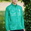 Ireland Shamrock Sublimated Performance Kids Full Zip Hoodie in Emerald