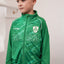 Ireland Shamrock Sublimated Performance Kids Full Zip Hoodie in Emerald