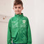 Ireland Shamrock Sublimated Performance Kids Full Zip Hoodie in Emerald