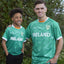Ireland Shamrock Sublimated Performance Kids T-Shirt in Emerald