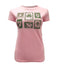 Ireland Stamps Ladies T-Shirt in Soft Pink