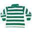 Ireland Stripe Baby Sleepsuit in White & Green