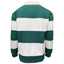 Ireland Stripe Long Sleeve Rugby Shirt in Evergreen & Cream