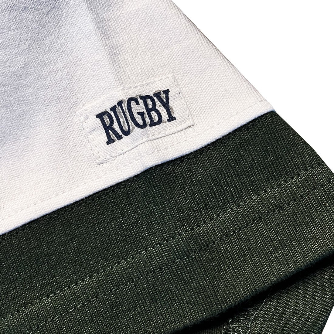 Ireland Stripe Short Sleeve Kids Rugby Shirt in Bottle Green, White & Gold