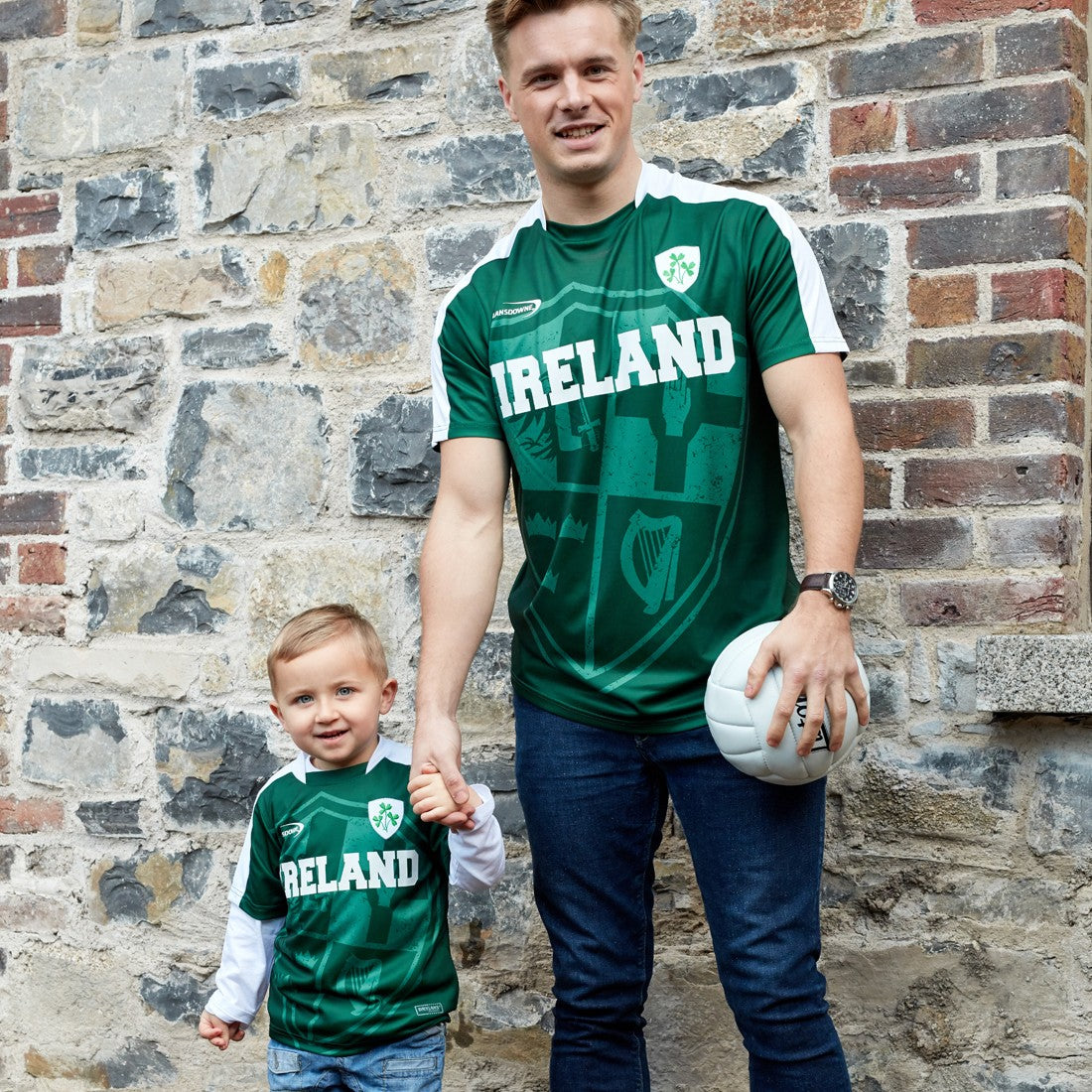 Lansdowne Ireland Sublimated Performance T-shirt in Bottle Green