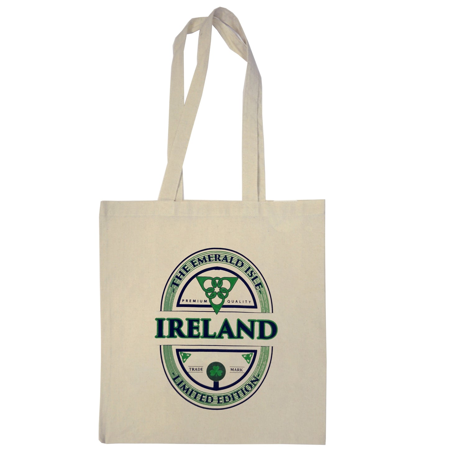 Ireland ‘The Emerald Isle’ Tote Bag in Natural