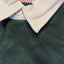 Ireland Three Shamrocks Long Sleeve Rugby Shirt in Bottle Green & Natural