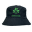 Ireland Three Shamrocks Reversible Bucket Hat in Emerald & Navy